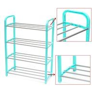 4 Tiers Shoes Display Storage Organizer Stainless Steel DIY Cabinet Towel Rack Stand Shelf Holder Unit Shelves N4
