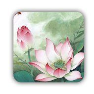 Generic Mdf Cup Mat Design Asian Chinese Painting Ink Well N2