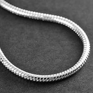 3MM 925 Sterling Silver Snake Chains Bracelet fit European Beads N3
