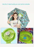 Alenca&reg; Fan Portable USB Rechargeable Hand Handheld Mini Fan For Laptop Computer Desk Desktop Table Floor Window... N4