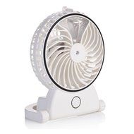 Humidifier Fan Handheld USB Mini Misting Cooling Spray humidification fan(white) N3