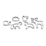 Y&amp;XL&amp;H Animal Pastry Cutter Xmass Deer Cookie Cake Maker,Set of 6