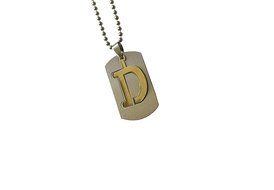 Storite Fashion Alphabet "D" Locket/Nackless Metal Finish
