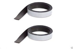 Adhesive-Backed Magnet Magnetic Tape Strip ~ 2 pcs 1/2" x 30" N2