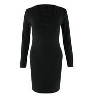 Mini Dress,Morecome Women Autumn Fashion V-Neck Bandage Mini Dress N5