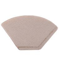 Natural Unbleached Coffee Disposable Filters Paper American-style Fan Shape 100PCS