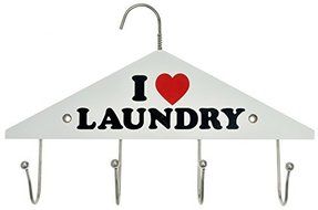 Dorman Hardware 4-2933 Four Hook Hanger I Love Laundry by Dorman Hardware