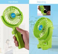 Alenca&reg; Fan Portable USB Rechargeable Hand Handheld Mini Fan For Laptop Computer Desk Desktop Table Floor Window... N5