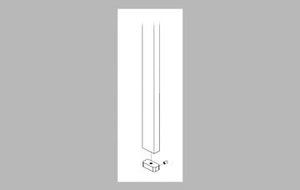 Delta RP64238SS Contemporary Slide Bar, Stainless by DELTA FAUCET