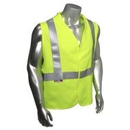 Radians SV92-2VGSFR-2X Radwear Basic Modacrylic FR Class 2 Solid Vest with Hook and Loop Closure by Radians
