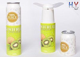 H.Y. TECH Super Cute Juice Style Mini Fan Perfect for Your Pocket (Kiwifruit Juice) N9