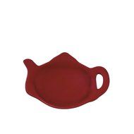 Andrea by Sadek Red Teapot Shaped Tea Bag Holders (12)