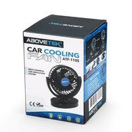 AboveTEK 12V DC Car Cooling Fan - 10ft Cord Strong Quiet Air Circulator Blowing Away Hot Air Bad Odor Smoke Defrost... N7
