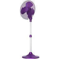 12&quot; 3 Speed Height Adjustable 2-in-1 Stand/Table Fan, Purple N2