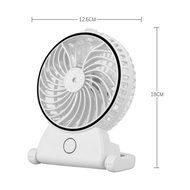 Humidifier Fan Handheld USB Mini Misting Cooling Spray humidification fan(white) N5