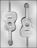CK Products 6-3/8-Inch Guitar Sucker Chocolate Mold