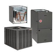 2 Ton 18 Seer Rheem / Ruud 50,000 Btu 80% Afue Gas System RASL024JEC -RCFNHM2417AC- RGPE05EBMKR