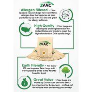 2 Pack ZVac Dirt Devil F1 / F-1 Washable Hepa Filters 3jc0280000 / 2JC0280000 Bagless Extra Lite, Breeze, Featherlite... N3