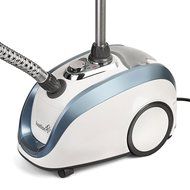 Ivation 1500-Watt Powerful Valet Fabric &amp; Garment Steamer with 4 Steam Levels, Foot Operated On-Off Switch &amp; Telescoping... N4