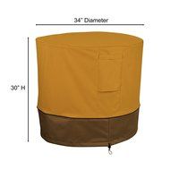 Homewell Outdoor AC Air Conditioner Protective Cover (Round - up to 34" Dia x 30"H) N4