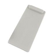 TOOGOO(R) 2 Pcs Rubber Door Stop Wedge Gray for Wood Tile Floors N2