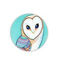 Generic Unique Have Cute Funny Owl Cup Mat Mdf Material N2