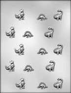 CK Products 1-1/4-Inch Dinosaur Assortment Chocolate Mold