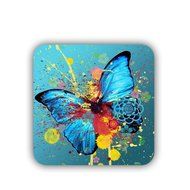 Generic Mdf Design Butterfly Cup Mat Hipster N2