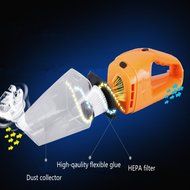 Cherni Car Vacuum Cleaner Handheld Portable 120W Mini Dirt Devil Vacuum with 16ft Power Cable (Blue) N3