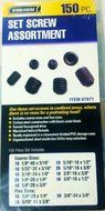 Set Screw Assortment, 150 Pc. - Storehouse by Storehouse