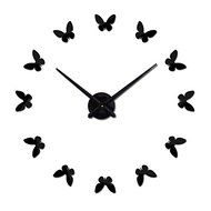 EverTrust(TM) New diy Wall Clock 3d Acrylic Mirror Clocks Reloj De Pared Quartz Watch Horloge Home Living Room... N3