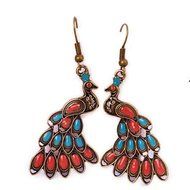 Fashion Vintage Dangle Peacock Earrings New N3