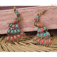 Fashion Vintage Dangle Peacock Earrings New N4