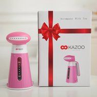 Kazoo Compact Handheld Fabric Steamer, portable mini for travel, Pink N7