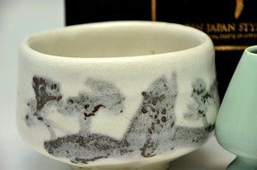 Japanese Mino Yaki ware Matcha Bowl And Tea Ceremony Set Green Tea 11.5 / 11.5 / 8cm (4.5 / 4.5 / 3.1inch)[7393]
