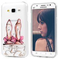 2015 Galaxy J5 Case, YOKIRIN Colorful Clear Skin Shell Slim Fit Case Translucent Impact Resistant Anti Slip Flexible... N16