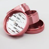 Sharp Stone Official Authentic Medium 4 Piece Grinder Hard Top 2.2 Inches Pink + Free Performance Technology Wrist...