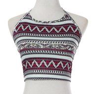 Underwear, PHOTNO Women Boho Tank Tops Bustier Bra Vest Crop Bralette Shirt Blouse Cami