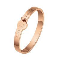 AutumnFall Women's Swarovski Crystal Accented Gold-Tone and Black Bangle Watch with Bracelet Set (609GB) N49