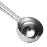 uhoMEy Stainless Steel Ground Coffee Measuring Scoop Spoon With Bag Seal Clip Silver