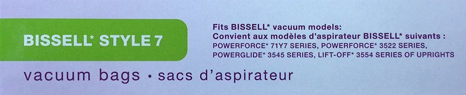 Febreze Vacuum Bags, Bissell Style 7, Pack of 3