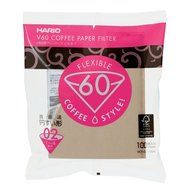 HARIO V60 Coffee Filter 100 Sheets 10-packs (Dripper 02, Natural)
