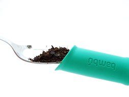 Bambu Tea Infuser, 100 % Silicone Loose Leaf Strainer (Forest Green)