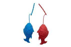 Blisslii &quot;FISHING&quot; TEA INFUSERS GIFT SET (Variety Pack of 2)! Premium quality 2 Colorful Mood Fish filters for...
