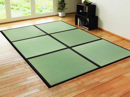 Tatami Japanese Igusa Mattress Indigenous Unit MAT Made in Japan 6 piece set N10