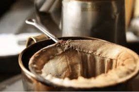 Tea / Coffee filter stainless steel/muslin : feeling gentle and classic of traditioal Thai tea and coffee making