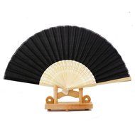 Chinese Folding Fan Retro Hand Fan Wedding Favors (White) N28