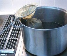 Tea / Coffee filter stainless steel/muslin : feeling gentle and classic of traditioal Thai tea and coffee making N2
