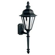Sea Gull Lighting 8823-12 Outdoor Sconce with ClearGlass Shades, Black Finish by Sea Gull Lighting