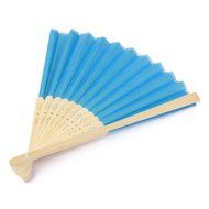 Chinese Folding Fan Retro Hand Fan Wedding Favors (White) N30